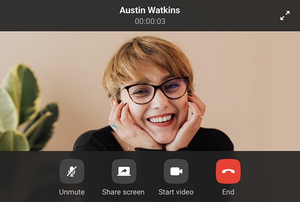 chanty video meeting interface